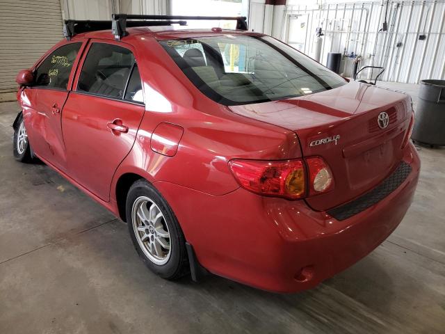 Photo 3 from auction – 2009 TOYOTA COROLLA BA with VIN JTDBL40E899071376