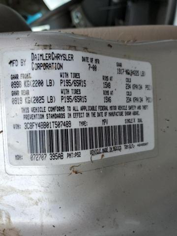 Photo 10 from auction – 2001 CHRYSLER PT CRUISER with VIN 3C8FY4BB01T507489