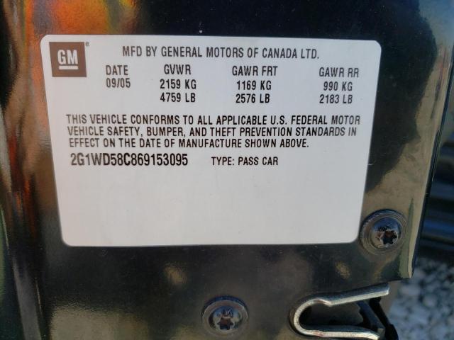 Photo 10 from auction – 2006 CHEVROLET IMPALA SUP with VIN 2G1WD58C869153095