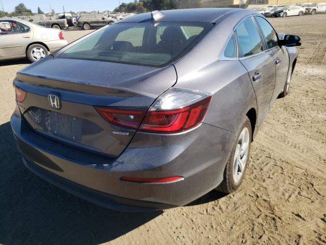 Photo 4 from auction – 2020 HONDA INSIGHT EX with VIN 19XZE4F57LE002018