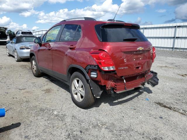Photo 3 from auction – 2022 CHEVROLET TRAX 1LT with VIN KL7CJPSM1NB519862