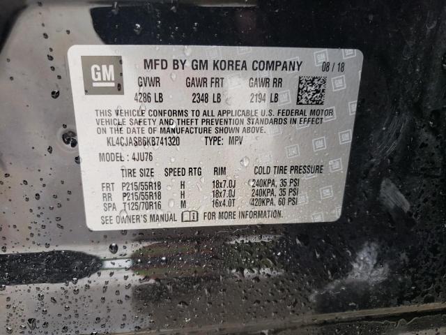 Photo 10 from auction – 2019 BUICK ENCORE PRE with VIN KL4CJASB6KB741320