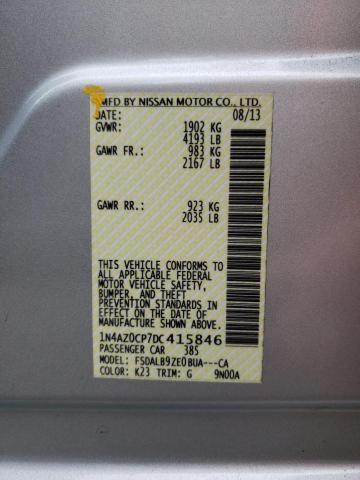 Photo 10 from auction – 2013 NISSAN LEAF S with VIN 1N4AZ0CP7DC415846