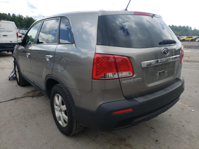 Photo 3 from auction – 2011 KIA SORENTO BA with VIN 5XYKT3A16BG176489