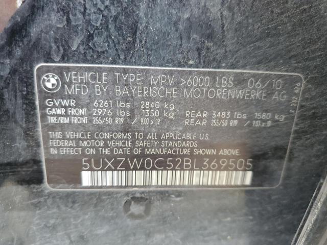 Photo 10 from auction – 2011 BMW X5 XDRIVE3 with VIN 5UXZW0C52BL369505