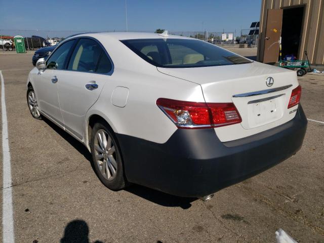 Photo 3 from auction – 2011 LEXUS ES 350 with VIN JTHBK1EG3B2467479