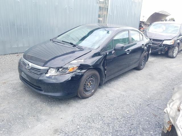 Photo 2 from auction – 2012 HONDA CIVIC LX with VIN 2HGFB2F42CH103786