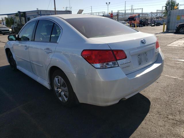 Photo 3 from auction – 2012 SUBARU LEGACY 2.5 with VIN 4S3BMBA69C3010220