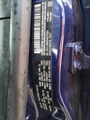 Photo 10 from auction – 2017 JEEP RENEGADE L with VIN ZACCJBBB3HPE76351