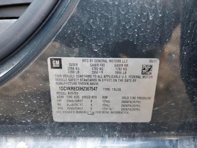 Photo 10 from auction – 2017 CHEVROLET SILVERADO with VIN 1GCVKREC6HZ367547