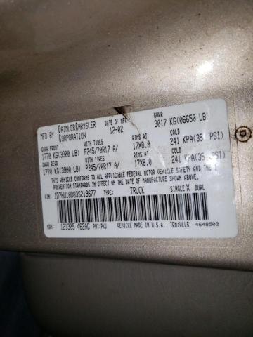 Photo 10 from auction – 2003 DODGE RAM 1500 S with VIN 1D7HU18D83S219677