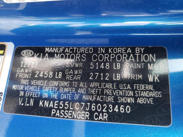Photo 10 from auction – 2018 KIA STINGER GT with VIN KNAE55LC7J6023460
