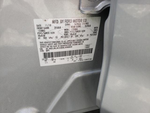 Photo 10 from auction – 2011 LINCOLN MKX with VIN 2LMDJ8JKXBBJ09869