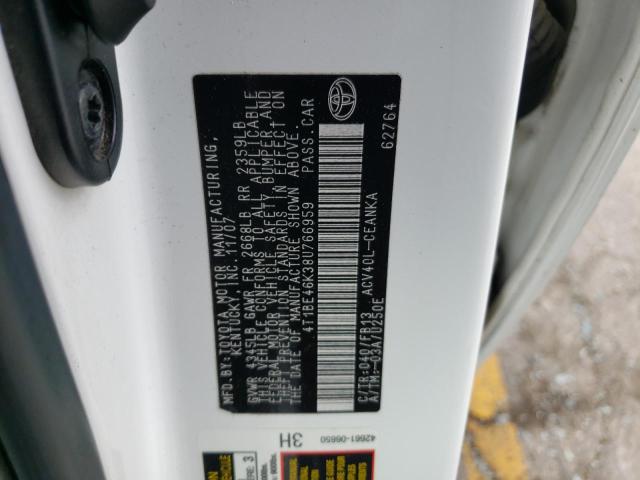 Photo 10 from auction – 2008 TOYOTA CAMRY CE with VIN 4T1BE46K38U766959