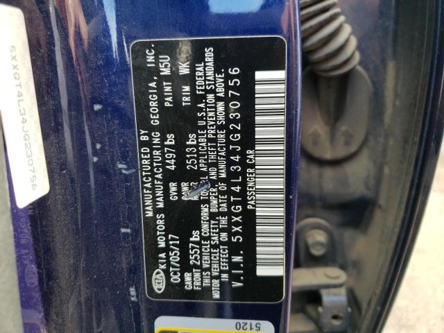 Photo 10 from auction – 2018 KIA OPTIMA LX with VIN 5XXGT4L34JG230756