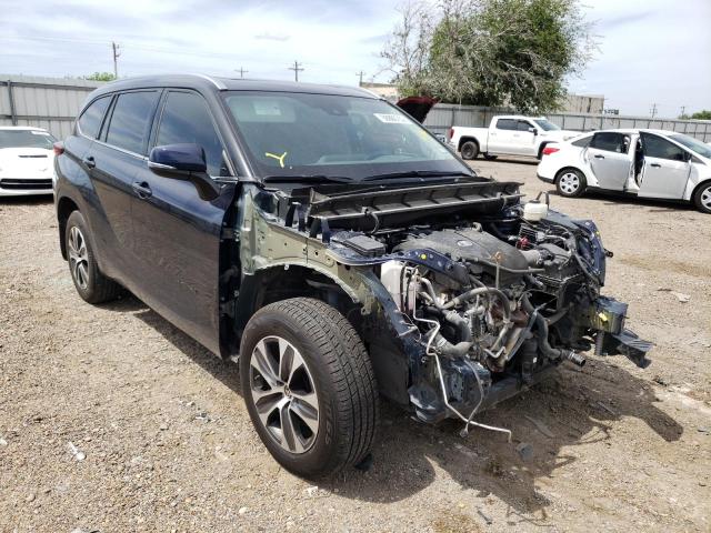 TOYOTA HIGHLANDER 2020 with VIN 5TDGZRAH7LS012984 - Photo from auction