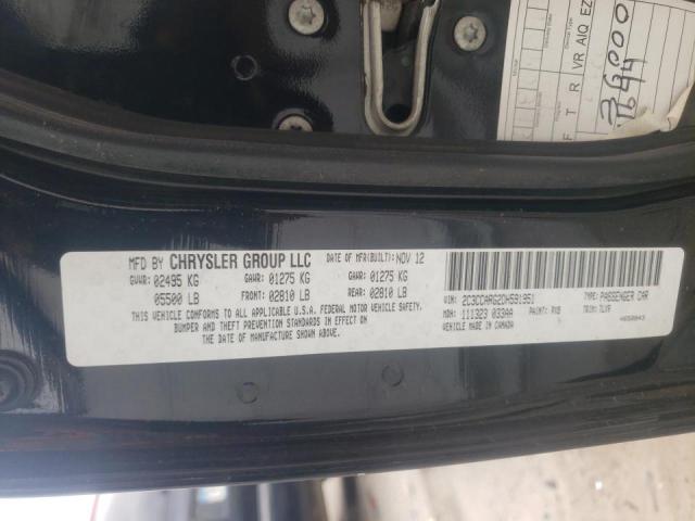 Photo 10 from auction – 2013 CHRYSLER 300 with VIN 2C3CCARG2DH591951