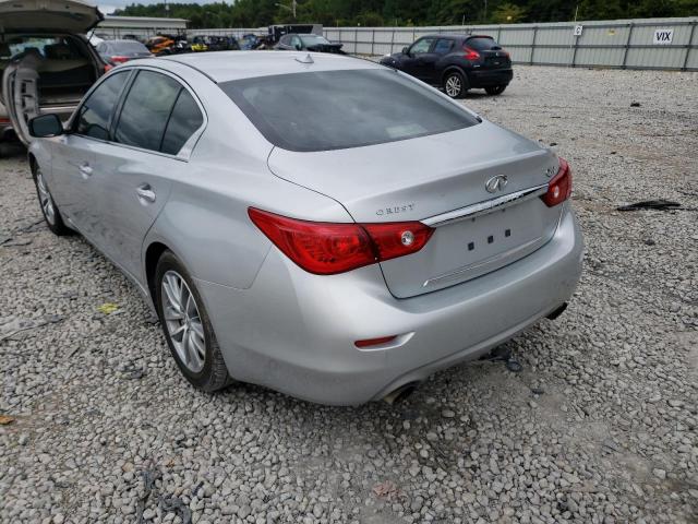 Photo 3 from auction – 2014 INFINITI Q50 BASE with VIN JN1BV7AP3EM688495