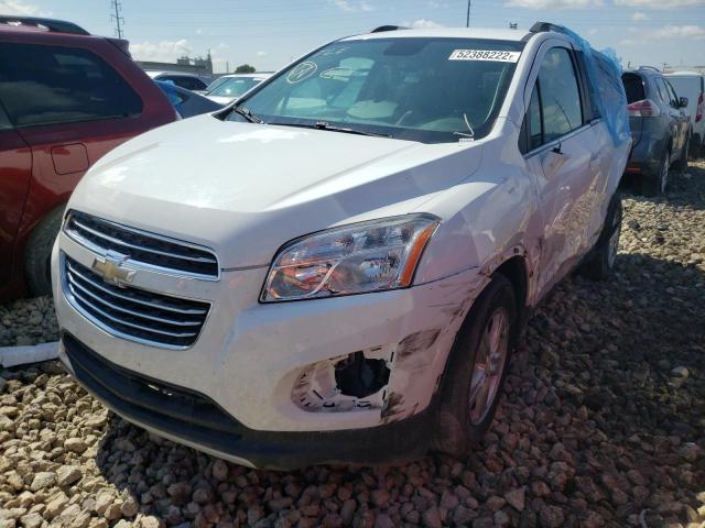 Photo 2 from auction – 2016 CHEVROLET TRAX 1LT with VIN KL7CJLSB2GB596198