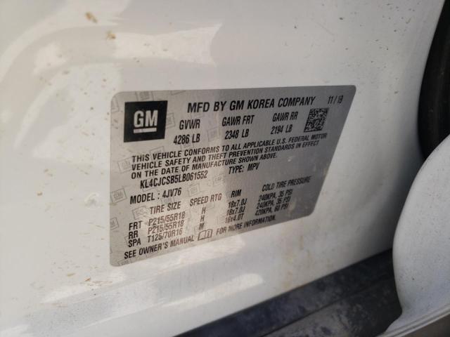 Photo 10 from auction – 2020 BUICK ENCORE ESS with VIN KL4CJCSB5LB061552