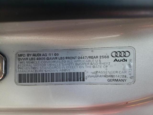 Photo 10 from auction – 2010 AUDI A5 PREMIUM with VIN WAUJFAFH0AN014228