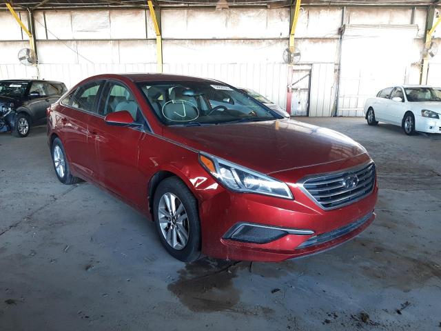 HYUNDAI SONATA SE 2016 with VIN 5NPE24AF8GH361080 - Photo from auction