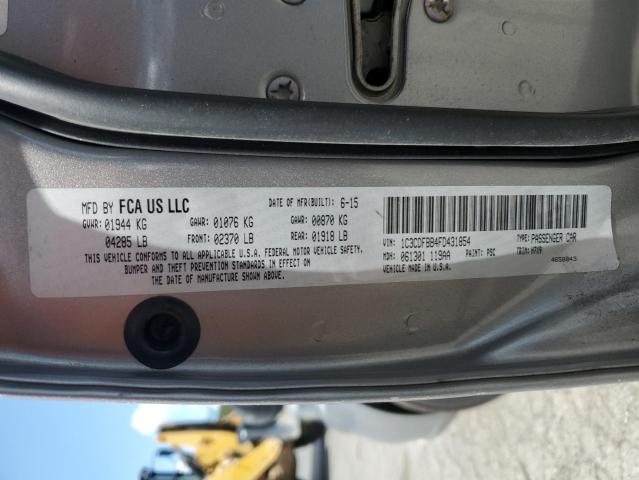 Photo 10 from auction – 2015 DODGE DART SXT with VIN 1C3CDFBB4FD431854