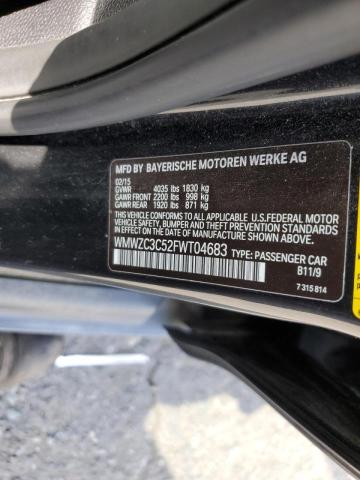 Photo 10 from auction – 2015 MINI COOPER S C with VIN WMWZC3C52FWT04683