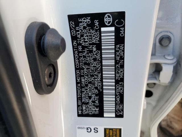Photo 10 from auction – 2022 TOYOTA COROLLA LE with VIN JTDEPMAE1N3012862