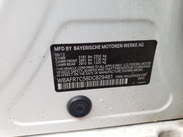 Photo 10 from auction – 2013 BMW 535 I with VIN WBAFR7C58DC829481