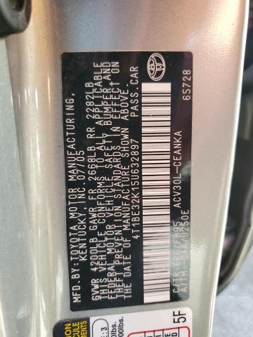 Photo 10 from auction – 2005 TOYOTA CAMRY LE with VIN 4T1BE32K15U632897