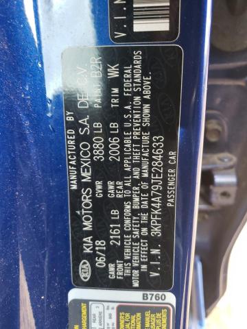 Photo 10 from auction – 2018 KIA FORTE LX with VIN 3KPFK4A79JE284633