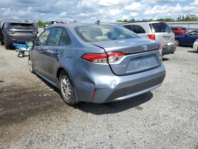Photo 3 from auction – 2021 TOYOTA COROLLA LE with VIN JTDEAMDE5MJ009681