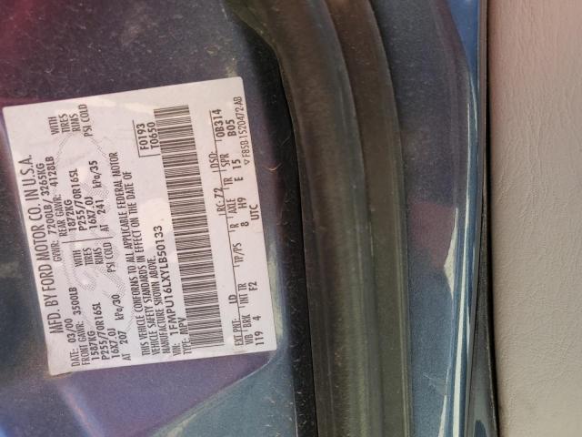 Photo 10 from auction – 2000 FORD EXPEDITION with VIN 1FMPU16LXYLB50133