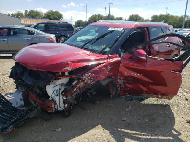 Photo 2 from auction – 2021 CHEVROLET BLAZER PRE with VIN 3GNKBLRS3MS558830