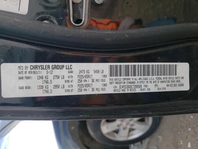 Photo 10 from auction – 2012 DODGE JOURNEY SX with VIN 3C4PDCBG9CT299509