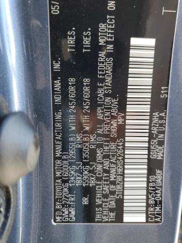 Photo 10 from auction – 2017 TOYOTA HIGHLANDER with VIN 5TDBZRFH6HS426445