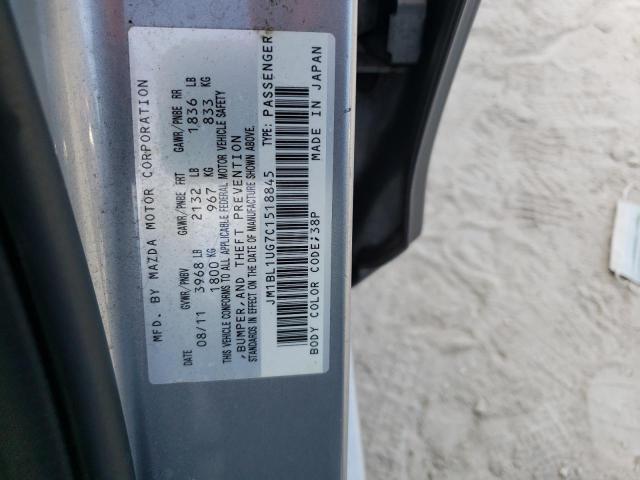 Фото 10 с аукциона – 2012 MAZDA 3 I с VIN JM1BL1UG7C1518845