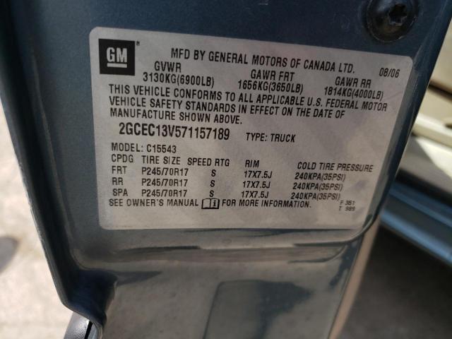 Photo 10 from auction – 2007 CHEVROLET SILVERADO with VIN 2GCEC13V571157189