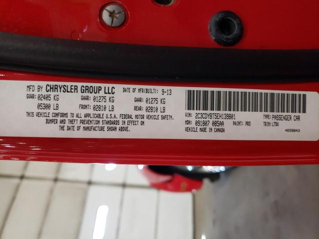 Photo 10 from auction – 2014 DODGE CHALLENGER with VIN 2C3CDYBT5EH139801