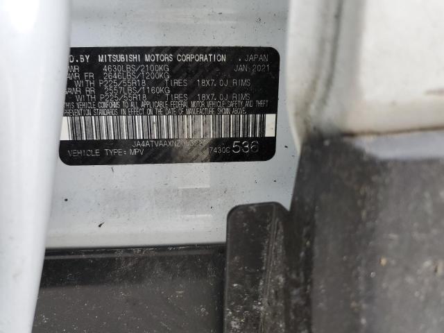 Photo 10 from auction – 2022 MITSUBISHI ECLIPSE CR with VIN JA4ATVAAXNZ003291