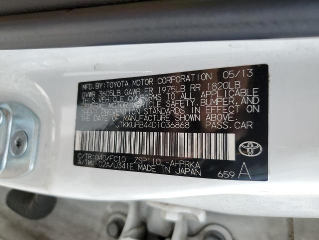 Photo 10 from auction – 2013 TOYOTA SCION XD with VIN JTKKUPB44D1036868