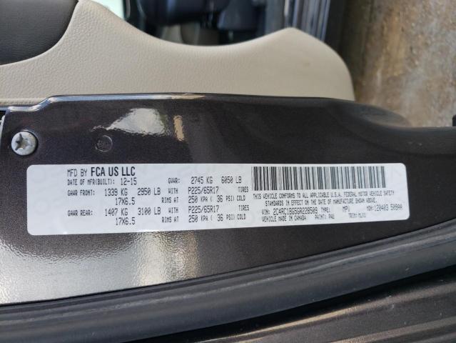 Photo 10 from auction – 2016 CHRYSLER TOWN & COU with VIN 2C4RC1BG5GR228509