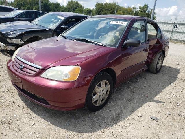 Photo 2 from auction – 2003 HONDA CIVIC LX with VIN 2HGES16513H625016