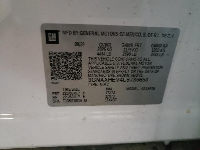 Photo 10 from auction – 2020 CHEVROLET EQUINOX LS with VIN 3GNAXHEV4LS735653
