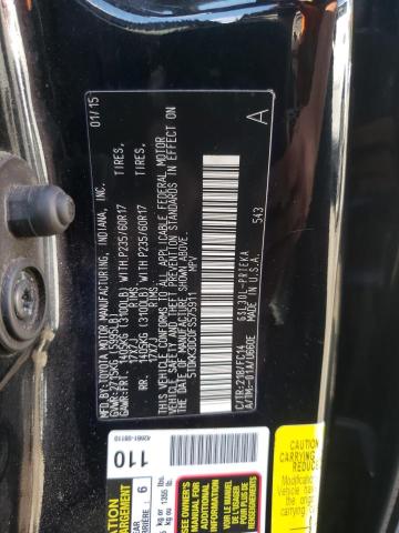 Photo 10 from auction – 2015 TOYOTA SIENNA LE with VIN 5TDKK3DC0FS575911
