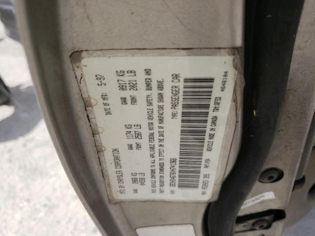 Photo 10 from auction – 1997 DODGE INTREPID with VIN 2B3HD46T6VH741368