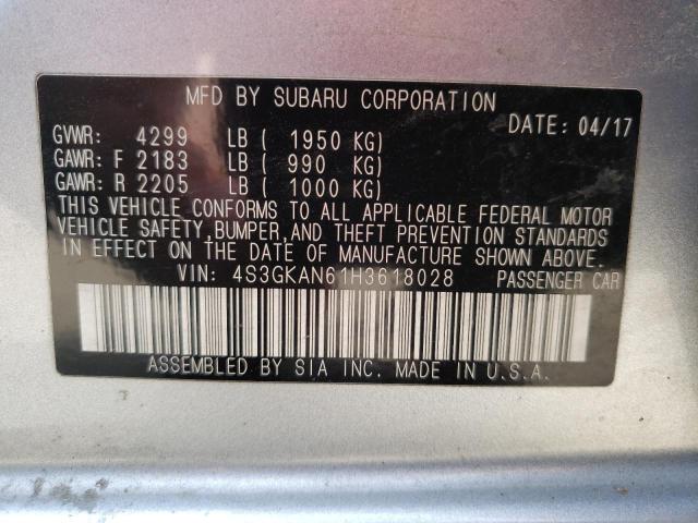 Photo 10 from auction – 2017 SUBARU IMPREZA LI with VIN 4S3GKAN61H3618028