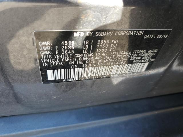Photo 10 from auction – 2018 SUBARU LEGACY 2.5 with VIN 4S3BNAN62J3044062