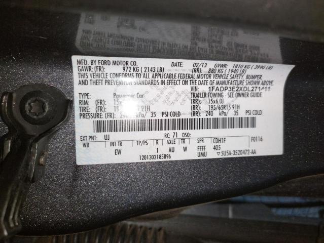 Photo 10 from auction – 2013 FORD FOCUS S with VIN 1FADP3E2XDL271411